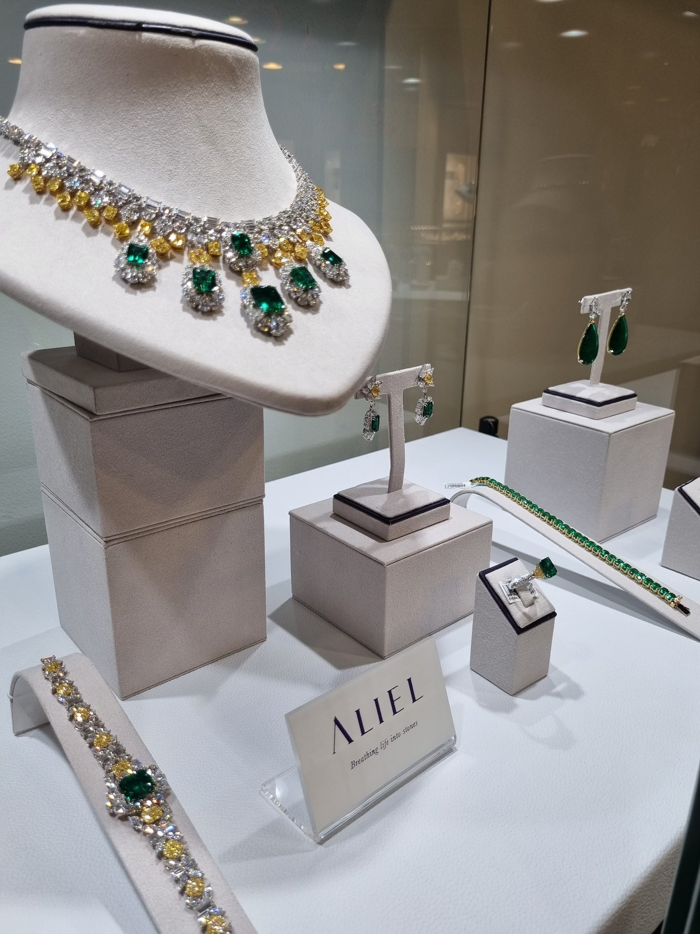 Aliel's display in their shop