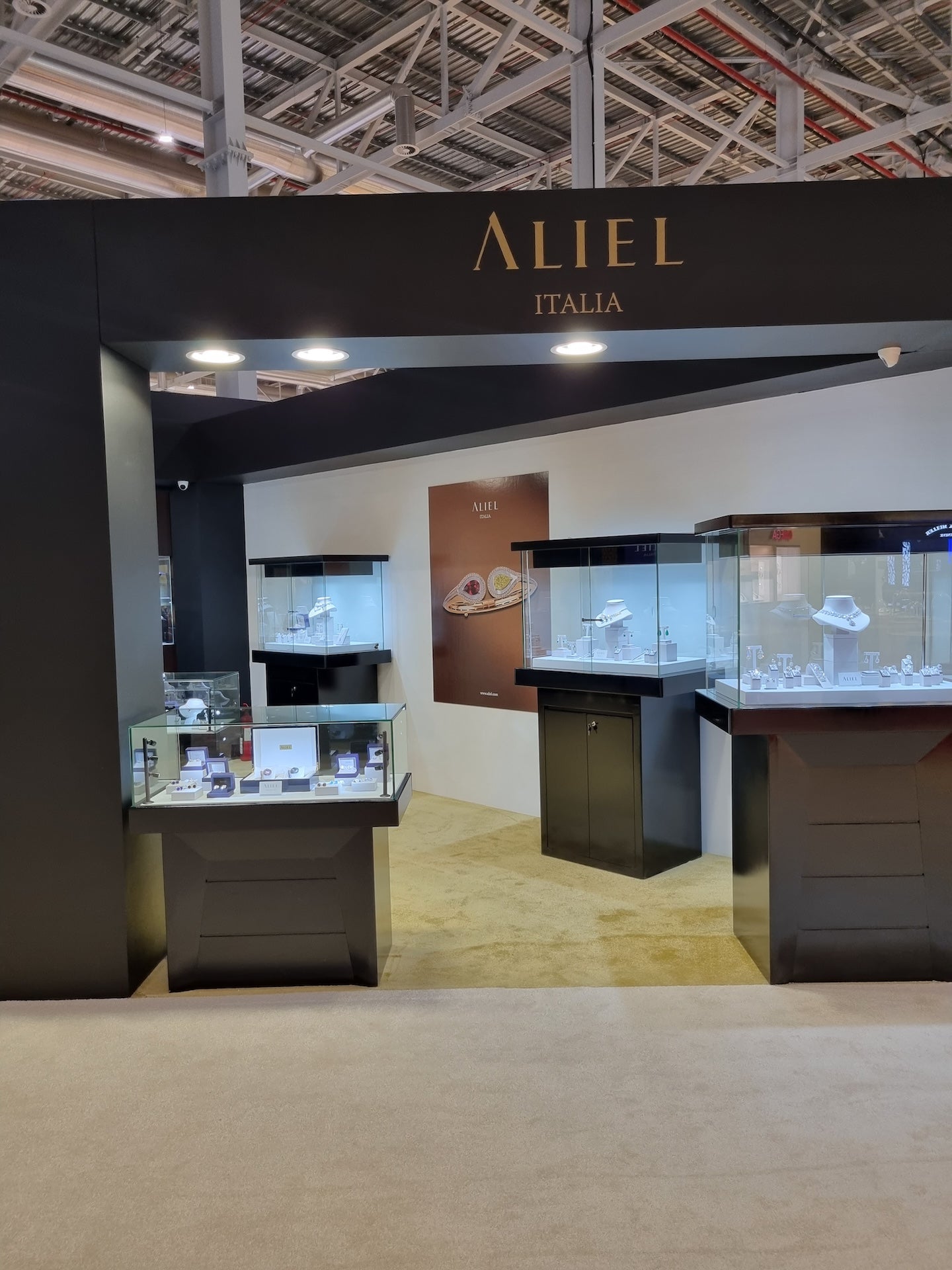 Aliel's display in their shop