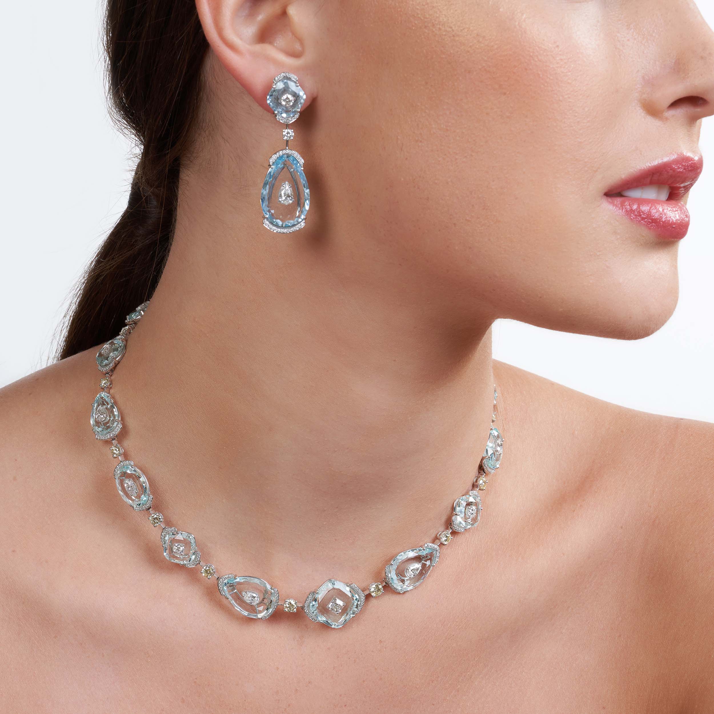 Aquamarine and Diamond Suite