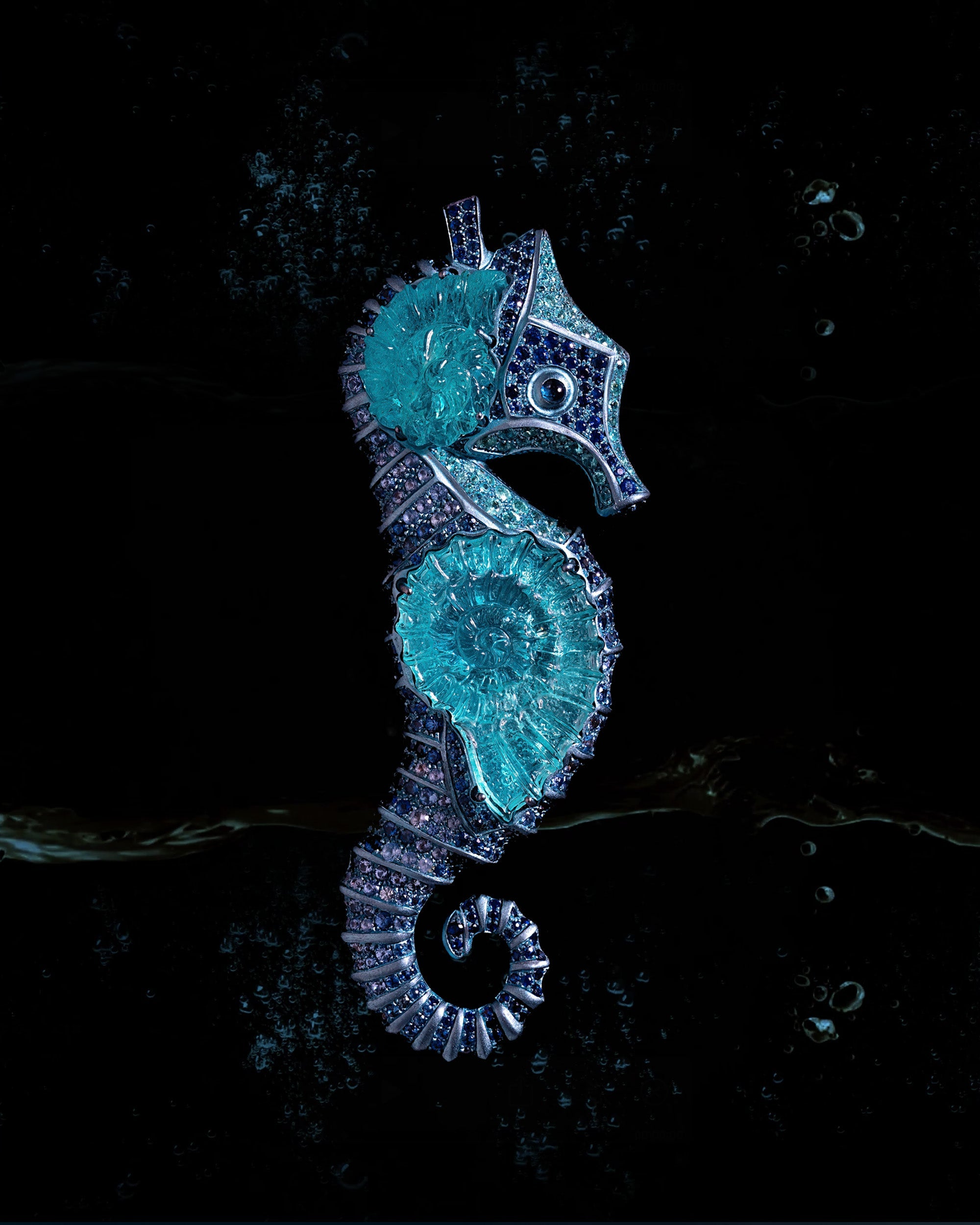Seahorse Brooch