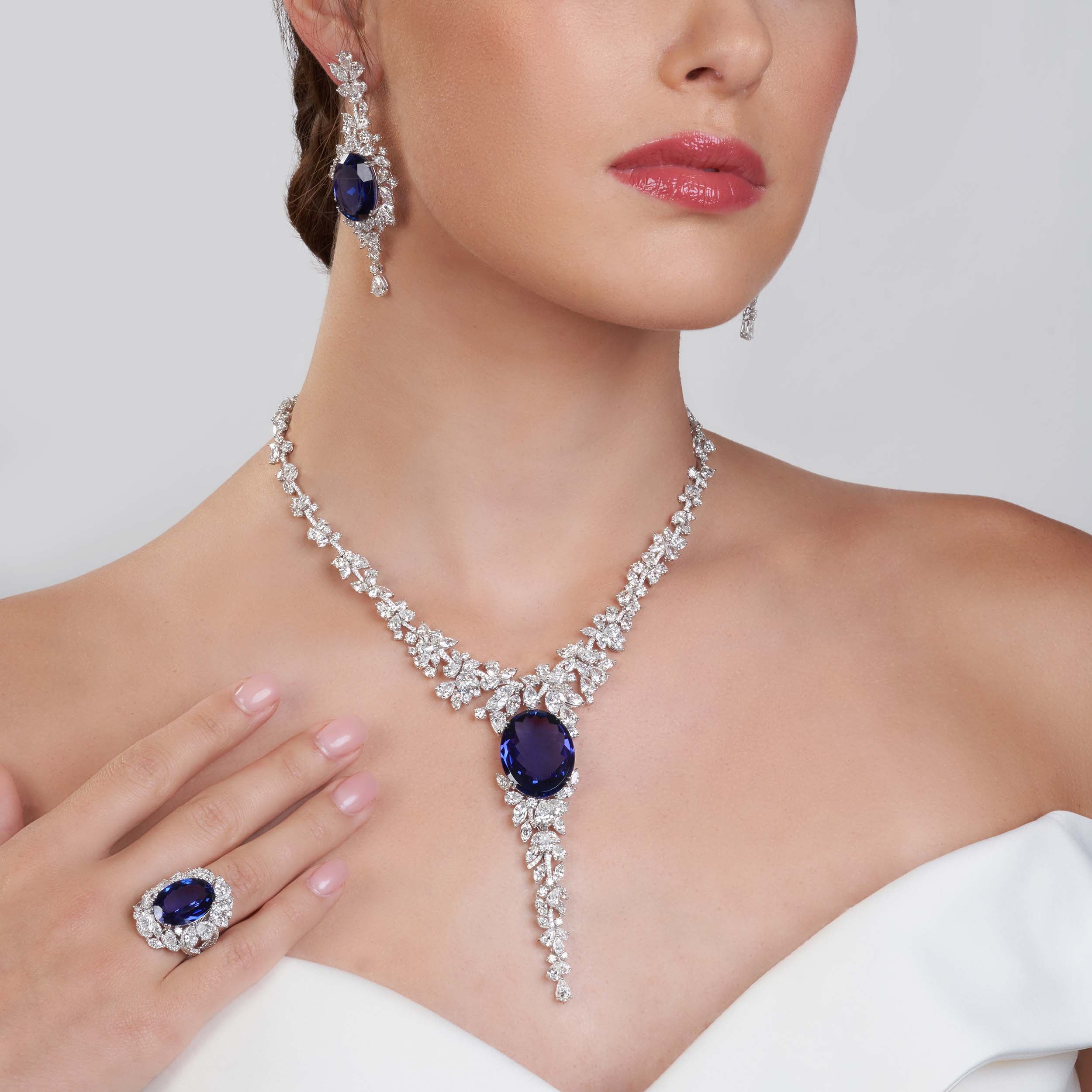Tanzanite and Diamond Suite
