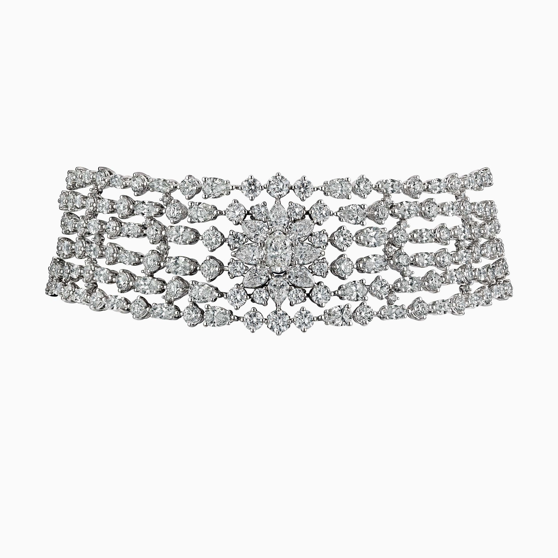Bridal Diamond Choker Suite Aliel CPN01214 Image3
