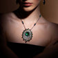 Emerald and Amethyst Diamond Pendant  High Jewellery  ALIEL