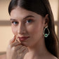 Emerald and Diamond Earrings