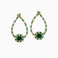 Emerald and Diamond Earrings