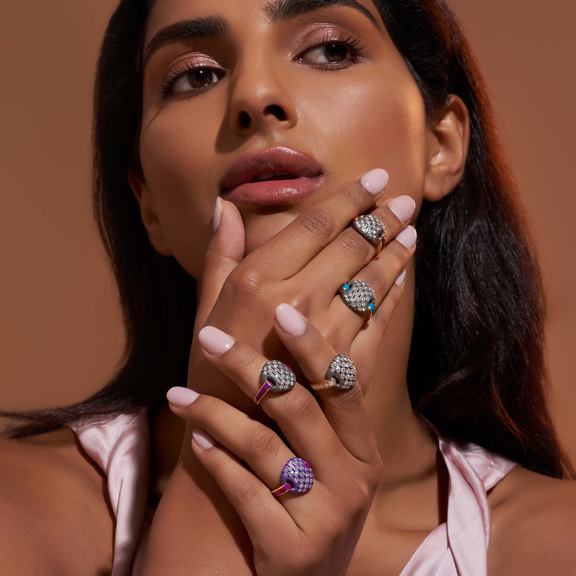 Luce Diamond Ring in Titanium  Fine Jewellery  ALIEL