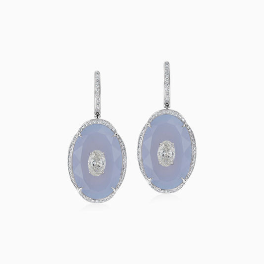 Pietra Chalcedony Earrings Fine Jewellery Aliel DEN05665