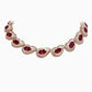 Rubellite and White Diamond Mother Of Pearl Suite Aliel CSN00199