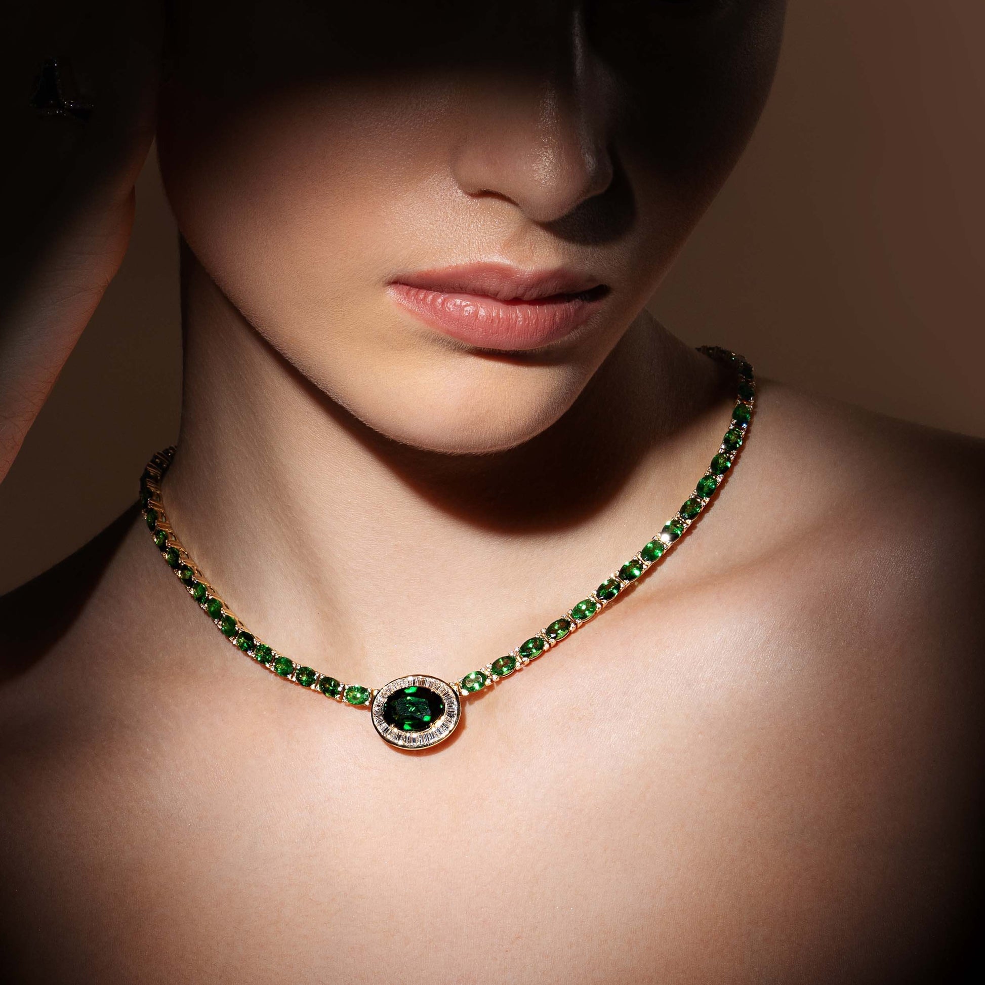 Tsavorite Riviera Necklace High Jewellery  ALIEL