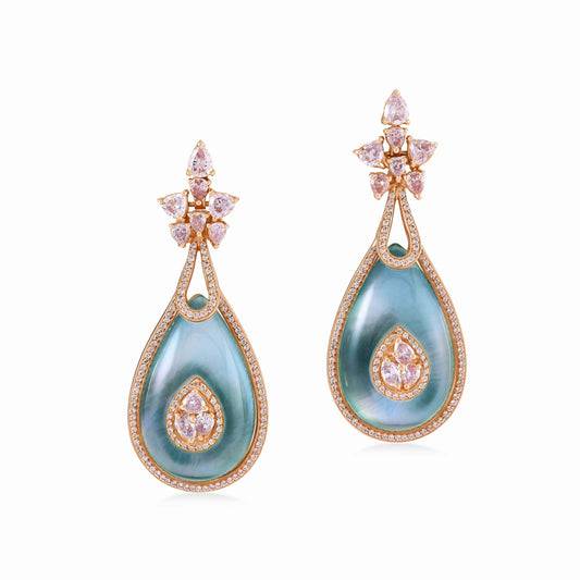 Alchemy Fancy Pink Diamond Earrings - Alchemy - ALIEL