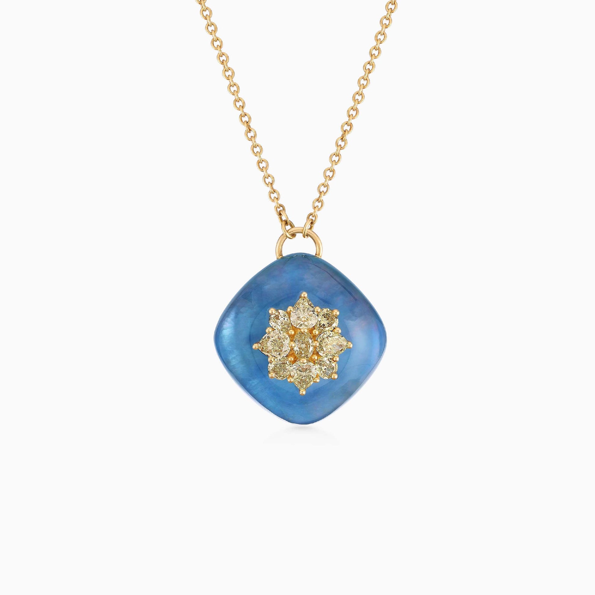 Alchemy Fancy Yellow Diamond Pendant - Alchemy - ALIEL