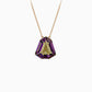 Amethyst and Diamond Pendant - High Jewellery - ALIEL