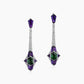 Amethyst and Tsavorite Earrings - High Jewellery - ALIEL