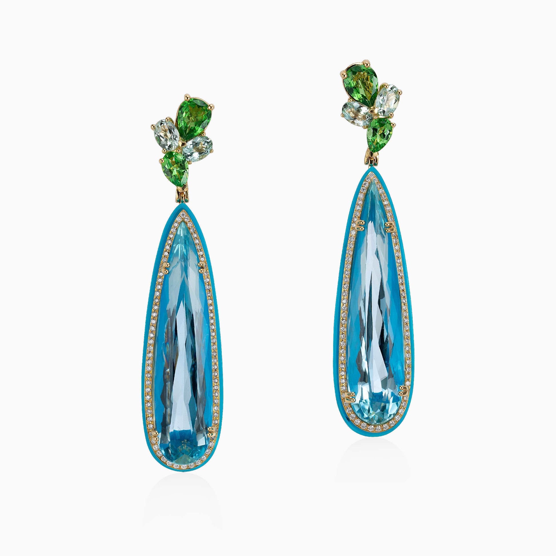 Aquamarine Earrings - Fine Jewellery - ALIEL