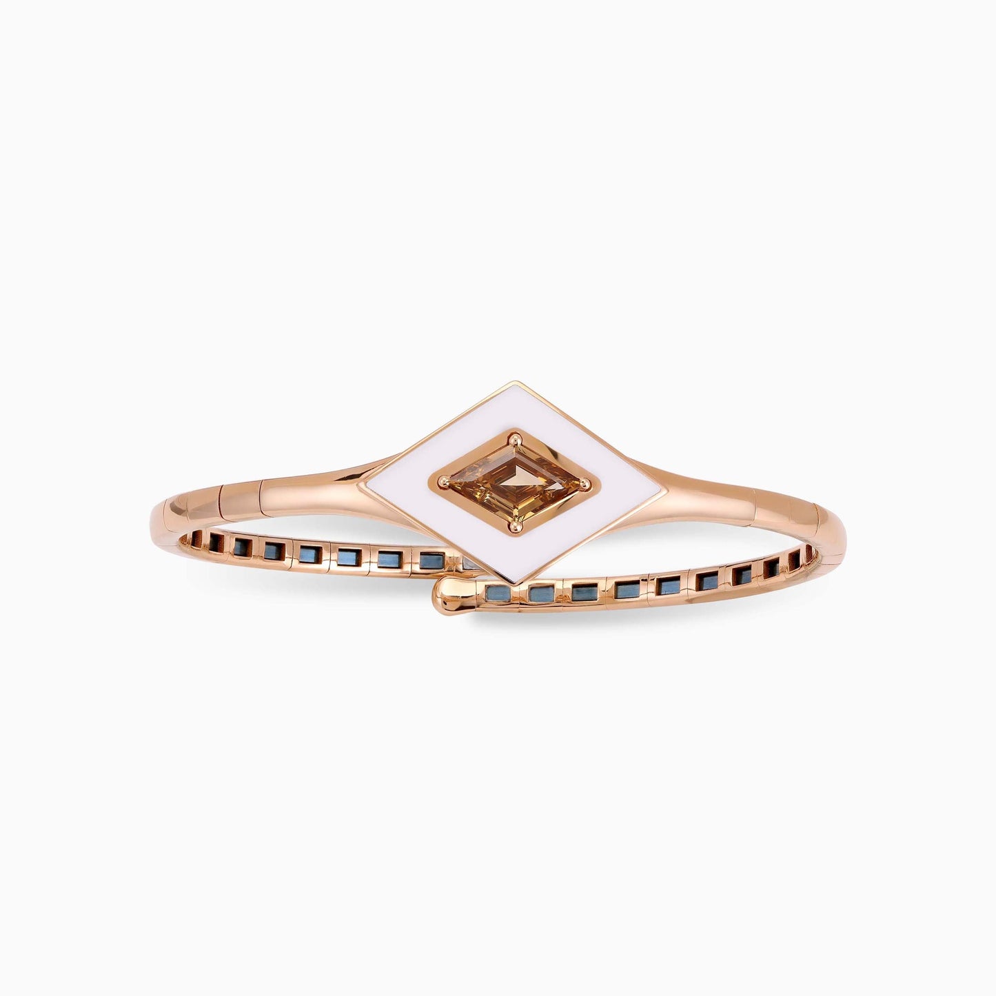 Diamond and Enamel Bangle - High Jewellery - ALIEL