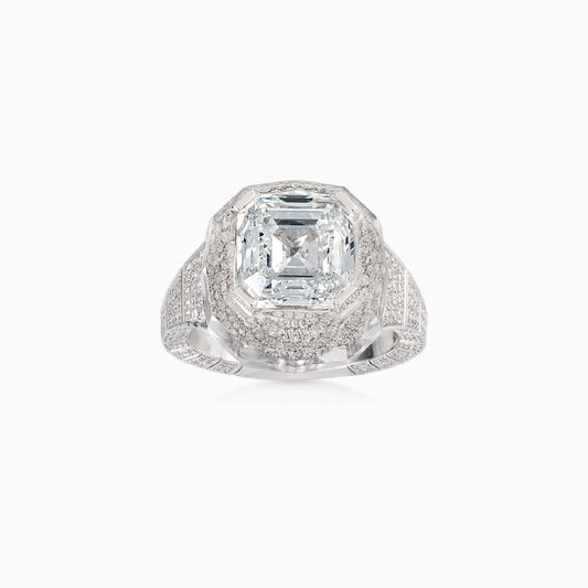 Diamond and Quartz Ring - High Jewellery - ALIEL