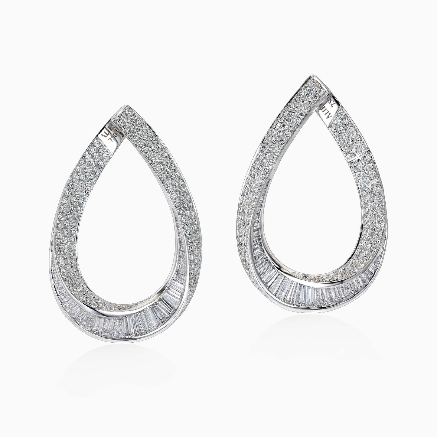 Diamond Hoop Earrings - Fine Jewellery - ALIEL