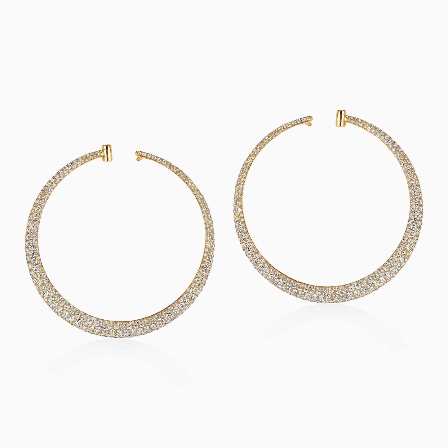 Diamond Hoop Earrings - Fine Jewellery - ALIEL