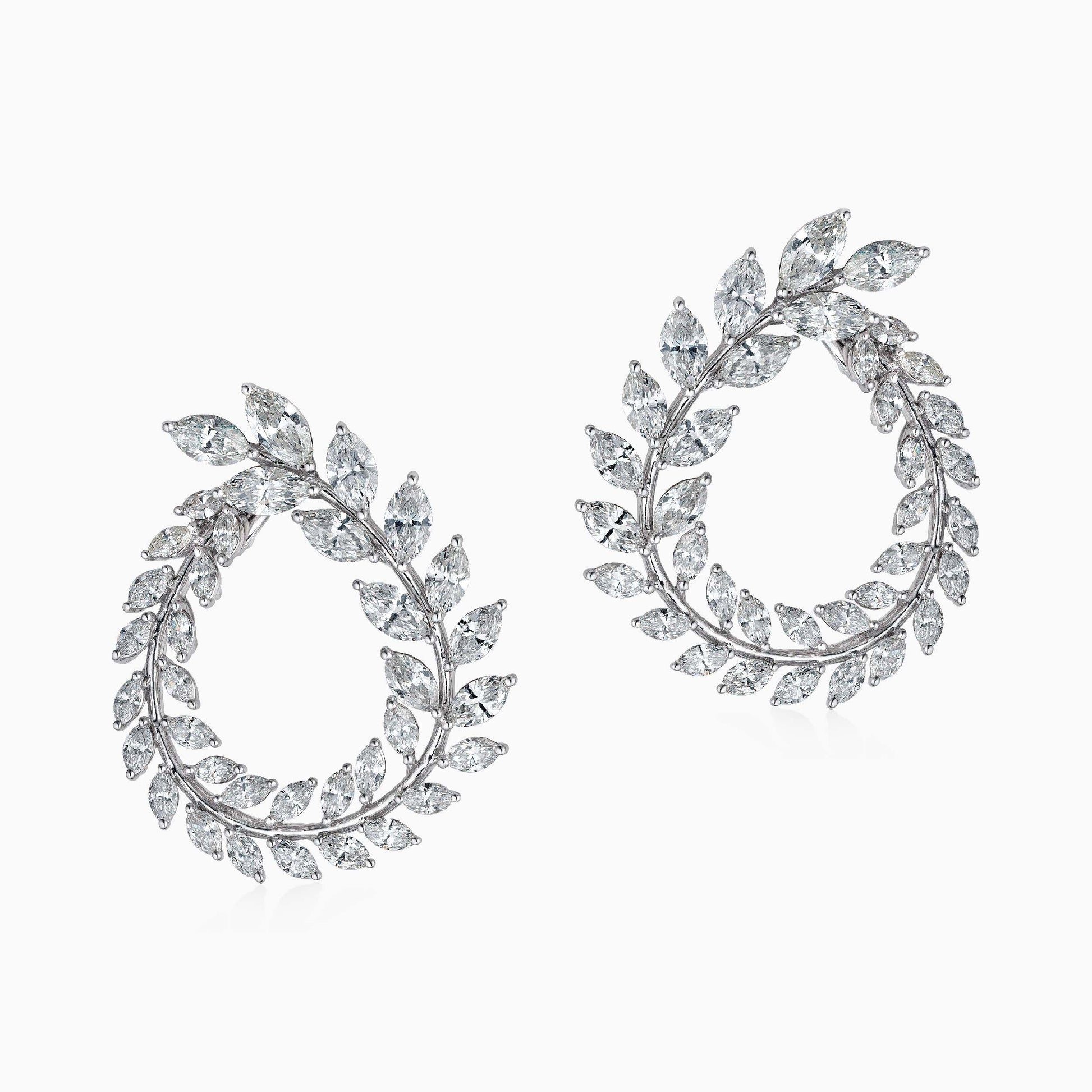 Diamond Hoop Earrings - High Jewellery - ALIEL