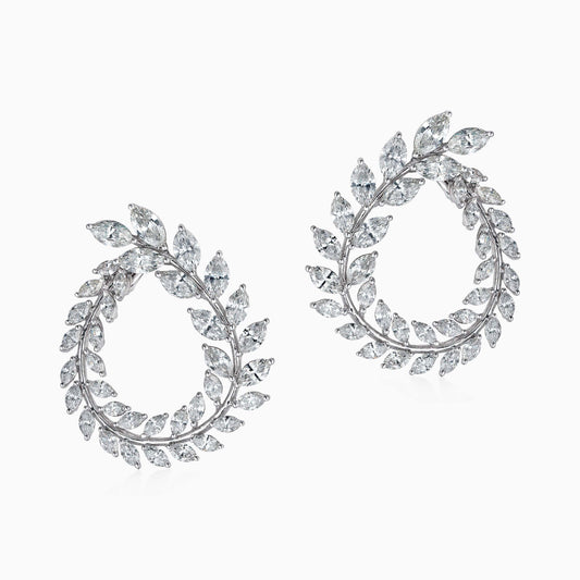 Diamond Hoop Earrings - High Jewellery - ALIEL