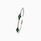 Emerald and Diamond Bangle - Fine Jewellery - ALIEL