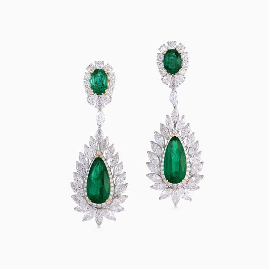 Emerald and Diamond Earrings - High Jewellery - ALIEL
