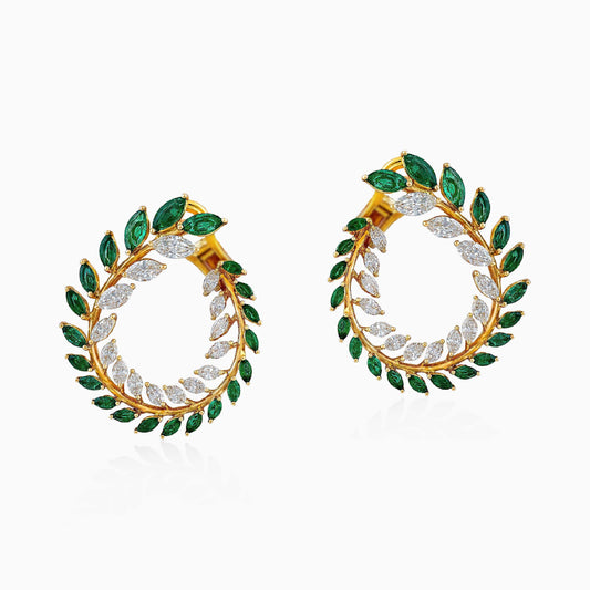 Emerald Hoop Earrings - High Jewellery - ALIEL