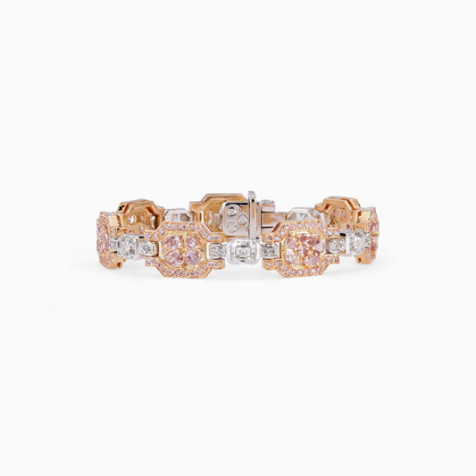 Fancy Pink Diamond Bracelet - High Jewellery - ALIEL