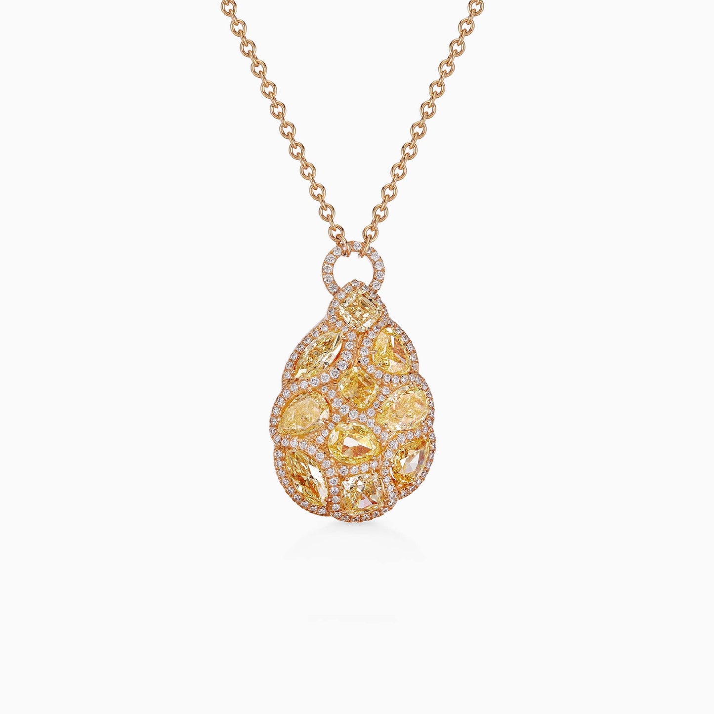 Fancy Yellow Diamond Pendant - High Jewellery - ALIEL