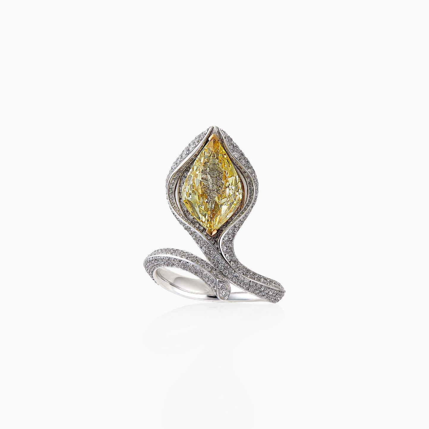 Fancy Yellow diamond ring - High Jewellery - ALIEL