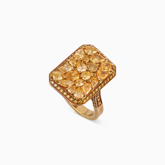 Fancy Yellow Diamond Ring - High Jewellery - ALIEL