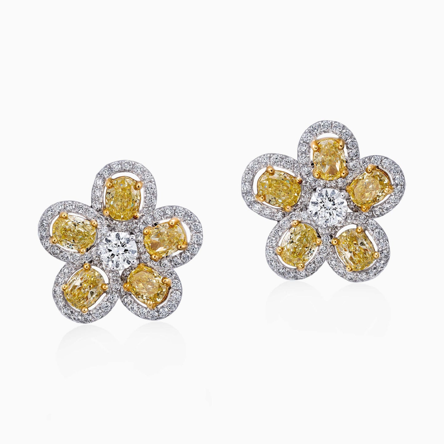 Floral Diamond Earrings - Fine Jewellery - ALIEL