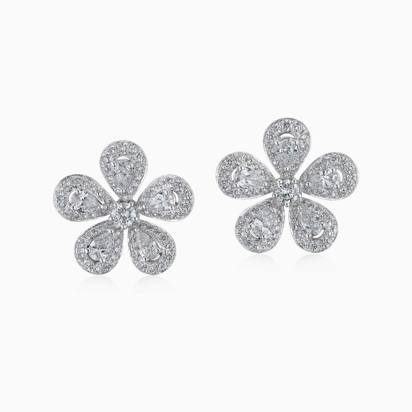 Floral Earrings - Fine Jewellery - ALIEL

