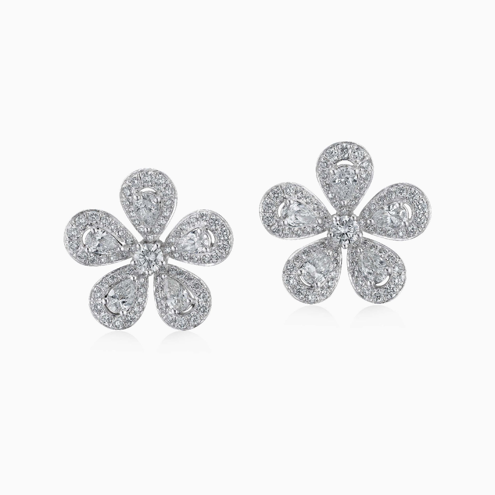 Floral Earrings - Fine Jewellery - ALIEL
