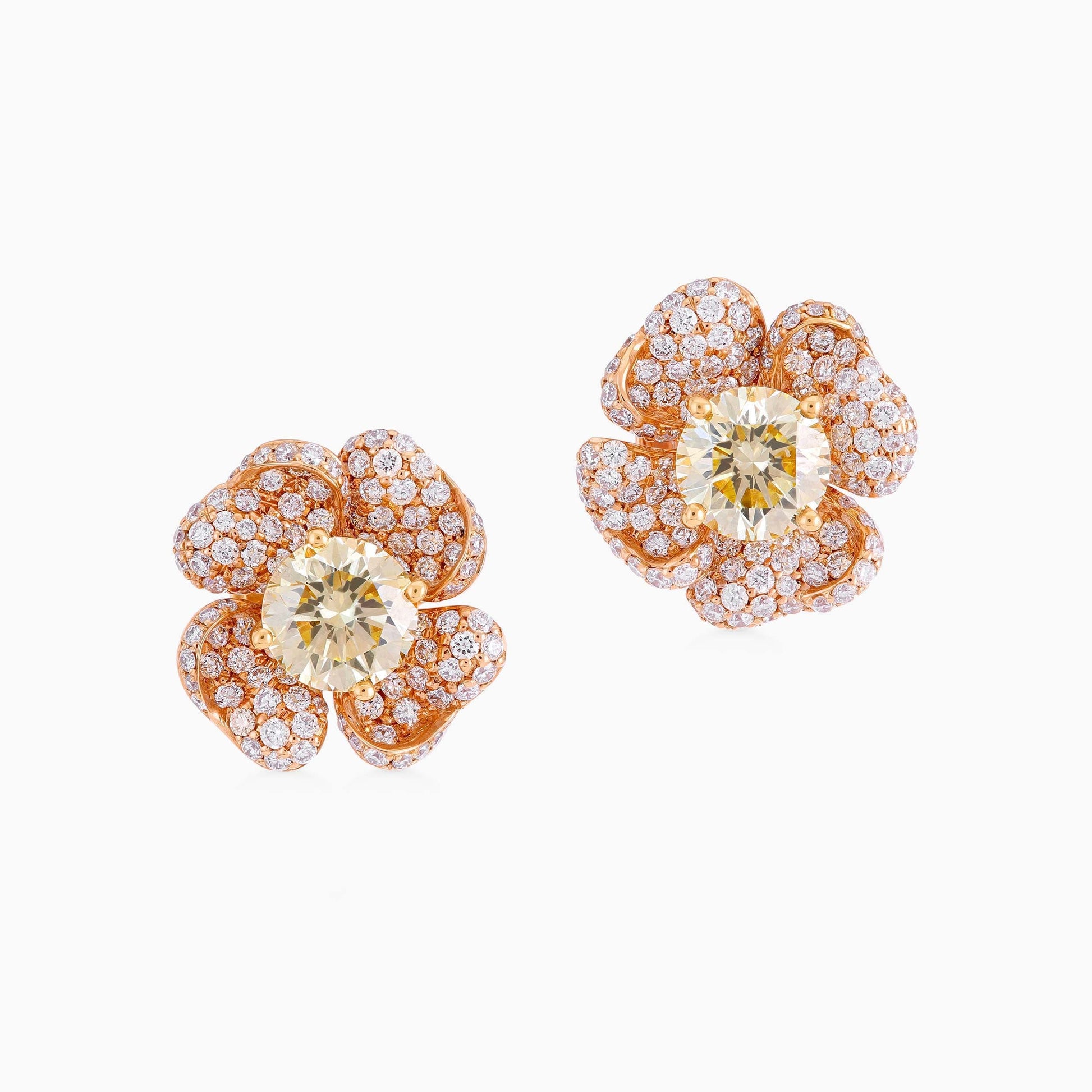 Floral Earrings - High Jewellery - ALIEL
