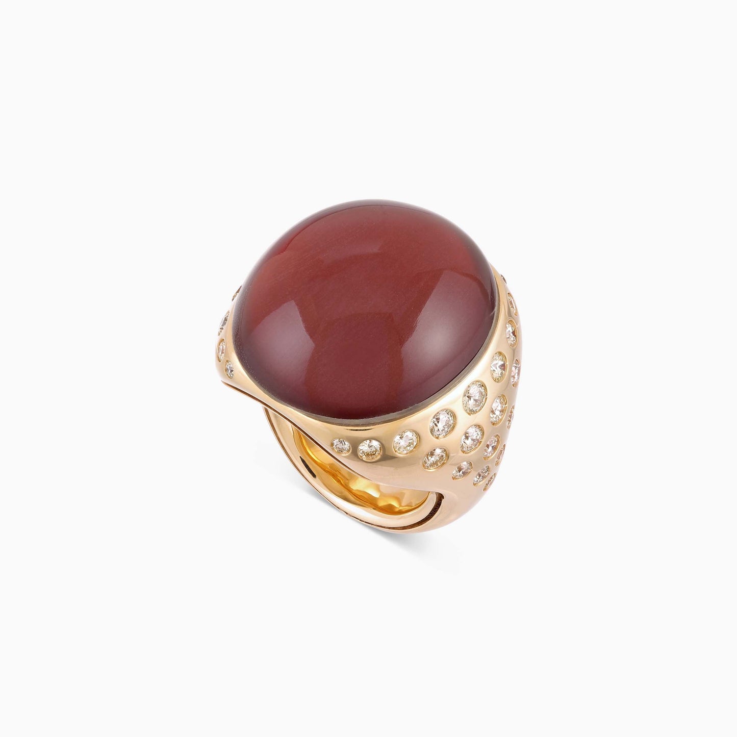 Garnet and Diamond Ring - Fine Jewellery - ALIEL