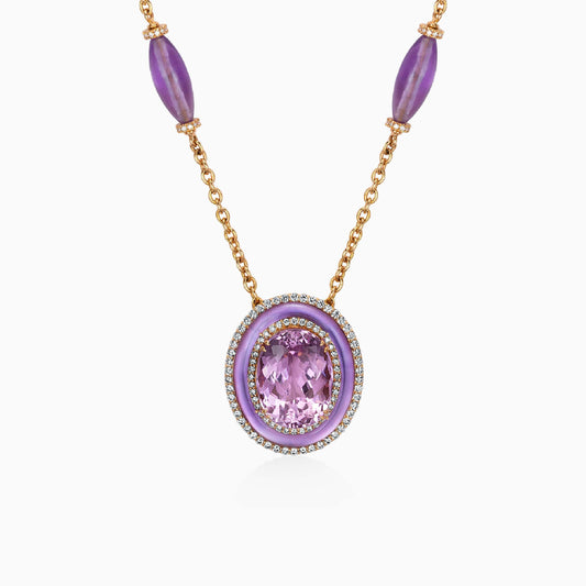 Kunzite Pendant - Fine Jewellery - ALIEL
