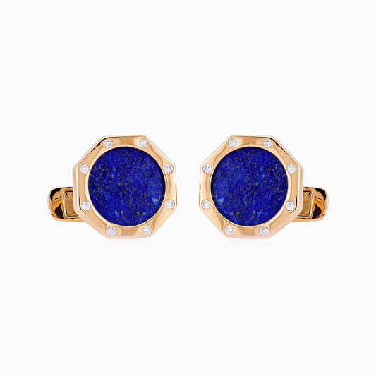 Lapis Lazuli and Diamond Cufflinks - Fine Jewellery - ALIEL