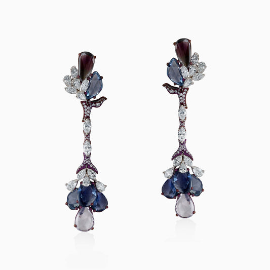 Long Sapphire Earrings - High Jewellery - ALIEL