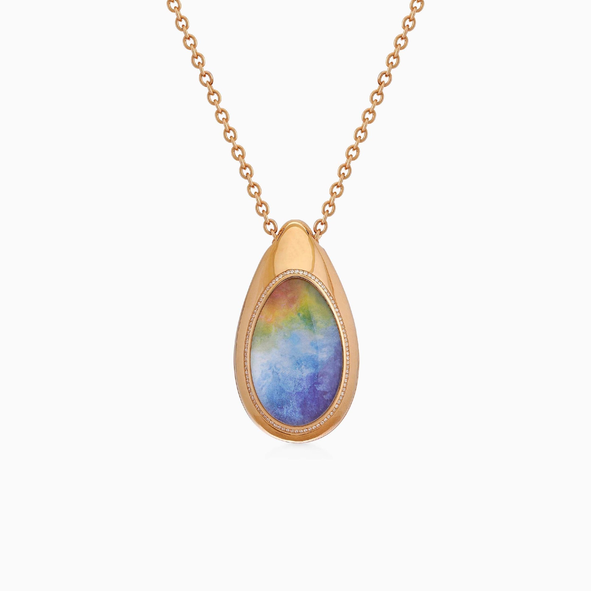 Muse Pendant in Pink Gold - Muse - ALIEL