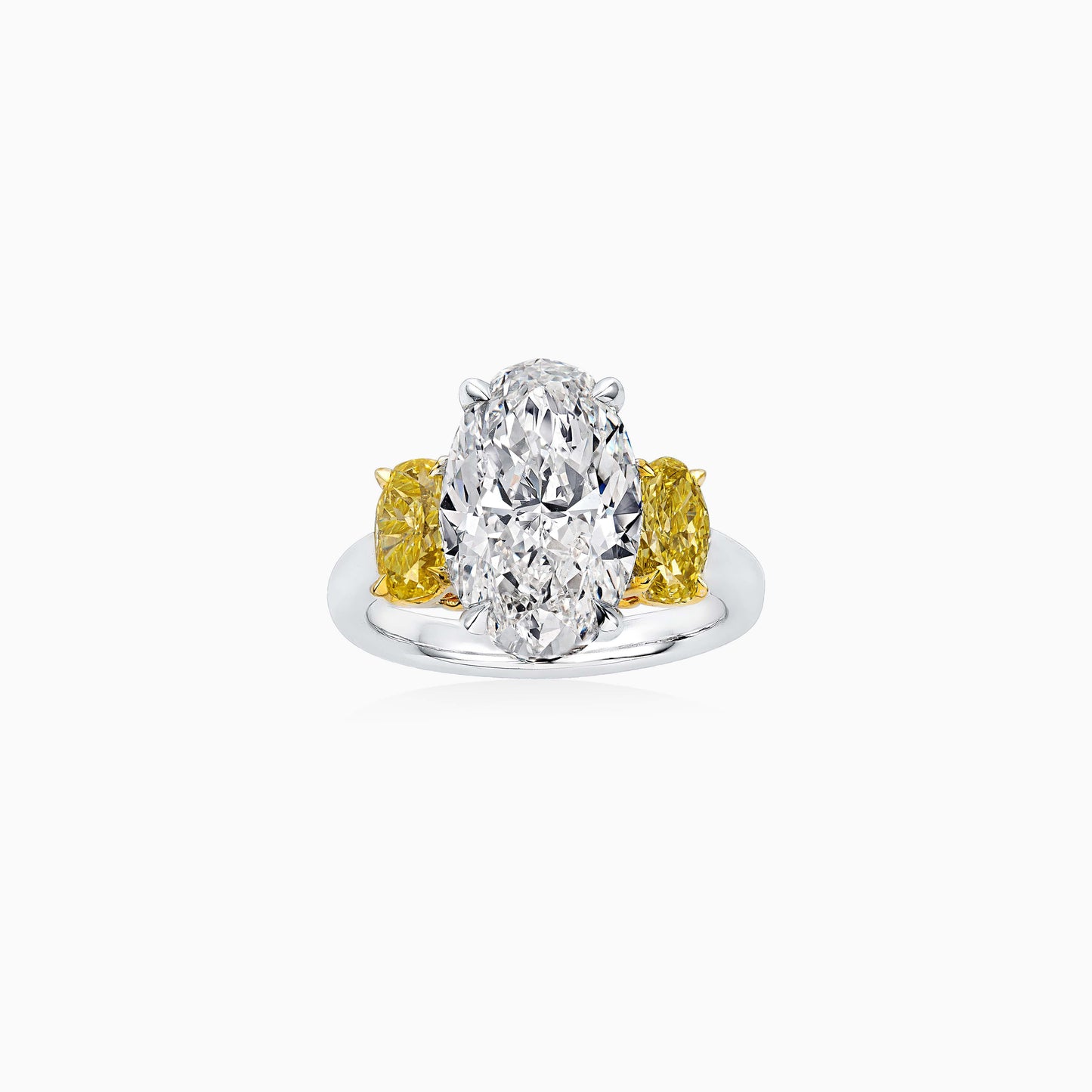 Oval Diamond Solitaire Ring - High Jewellery - ALIEL