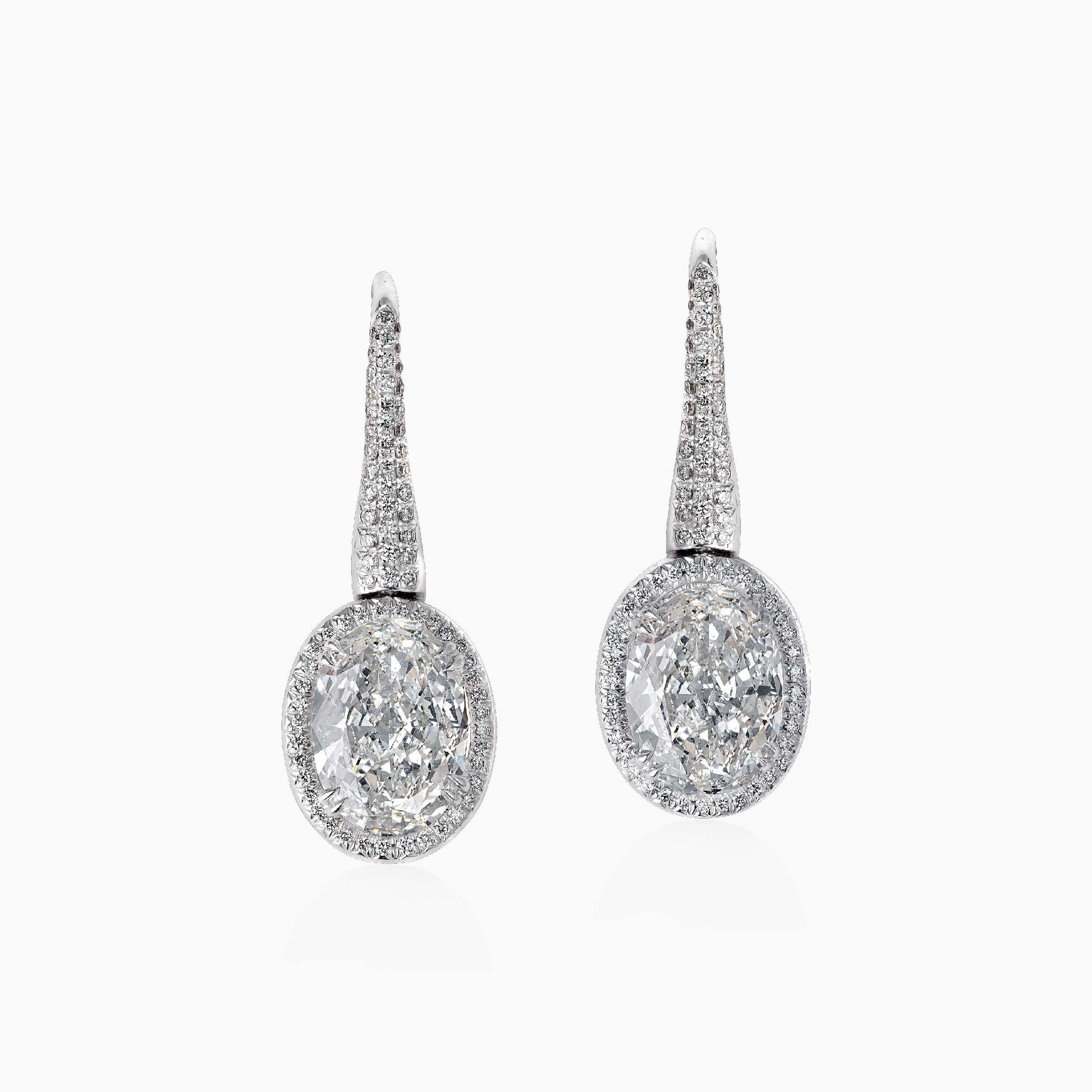 Oval Solitaire Earrings - High Jewellery - ALIEL