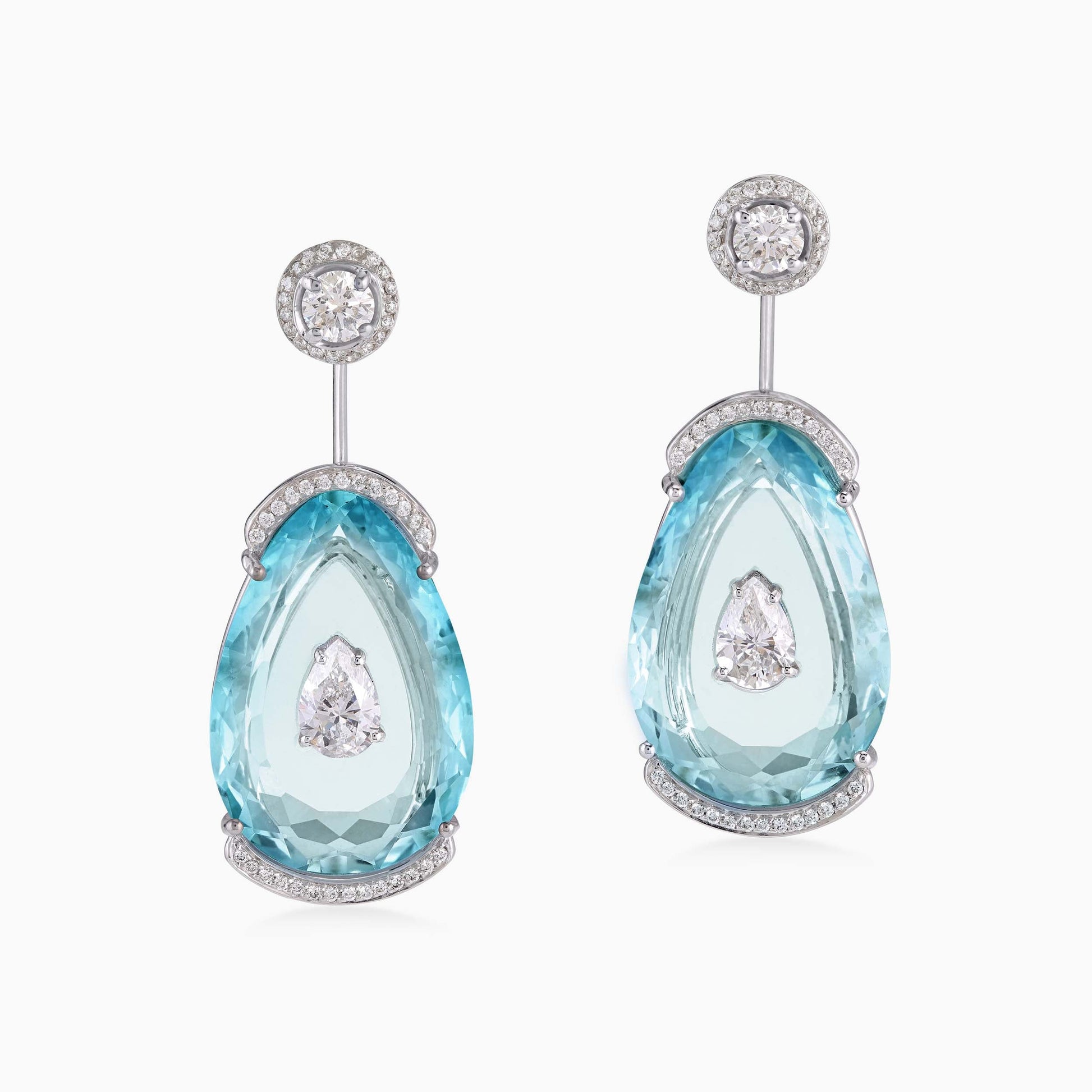 Pietra Aquamarine Earrings - Pietra - ALIEL