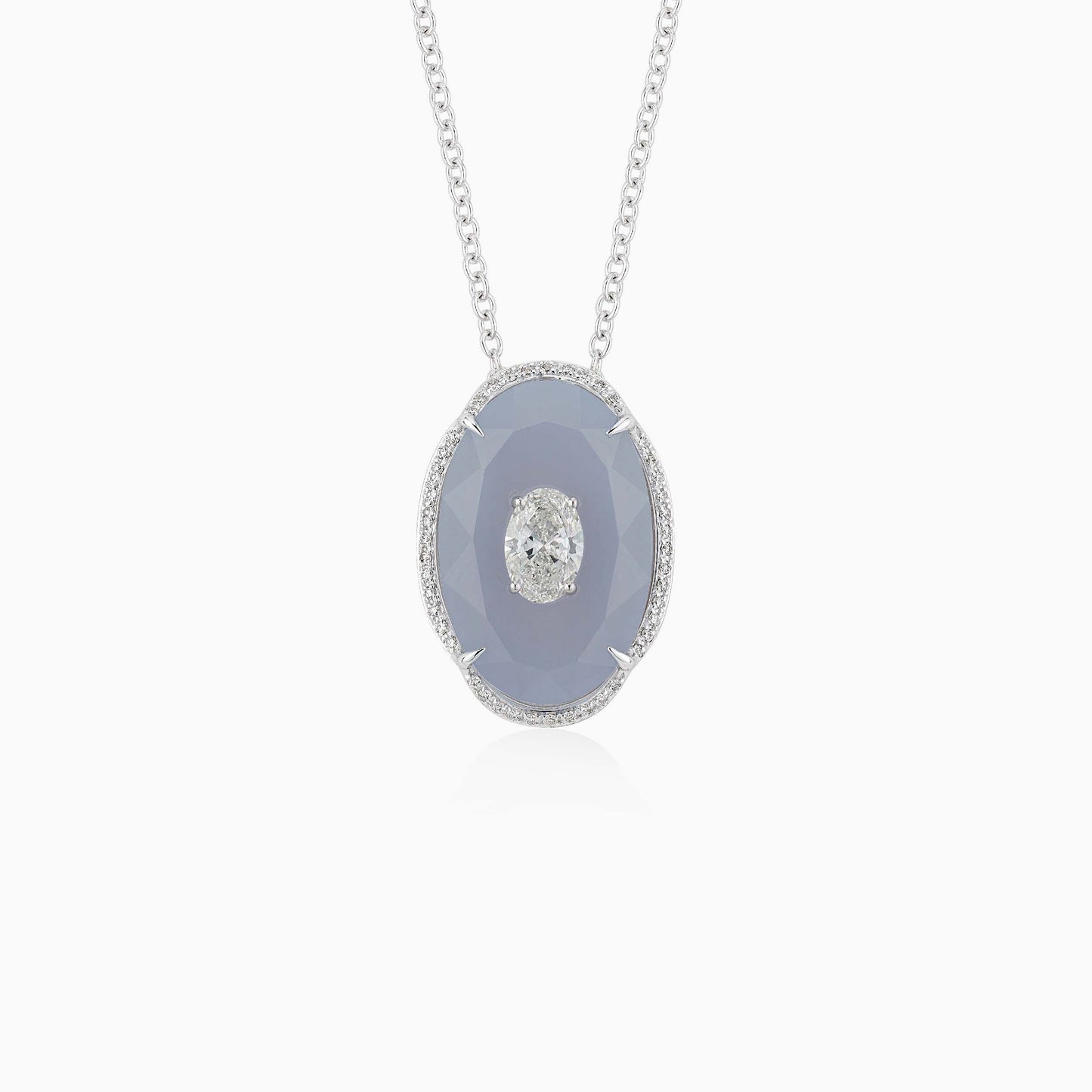 Pietra Chalcedony Pendant - Pietra - ALIEL