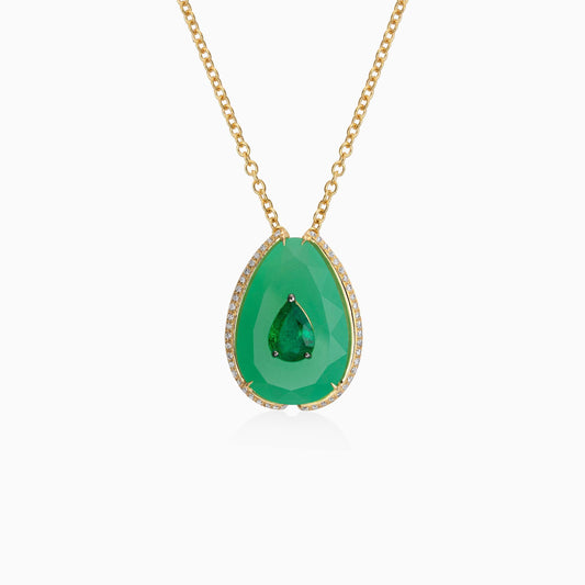 Pietra Chrysoprase Pendant - Pietra - ALIEL