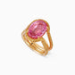 Pink Sapphire and Fancy Yellow Diamond Ring - Fine Jewellery - ALIEL