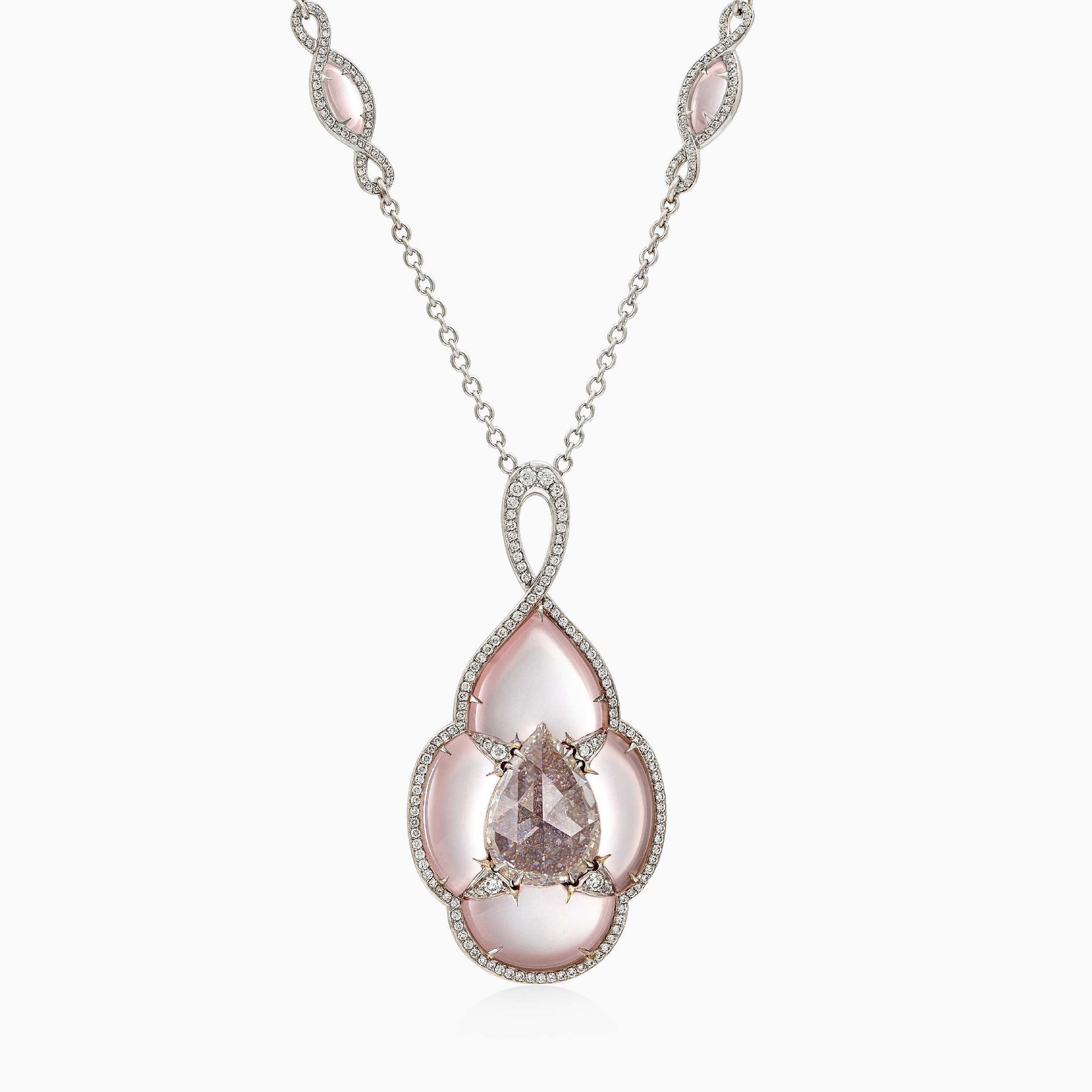 Rose cut Diamond Pendant - High Jewellery - ALIEL