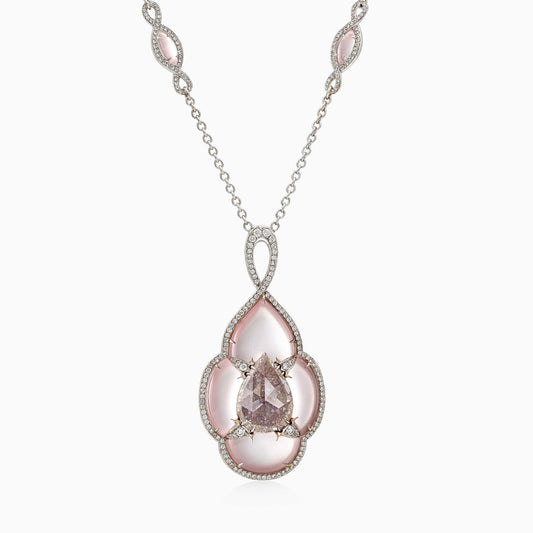 Rose cut Diamond Pendant - High Jewellery - ALIEL