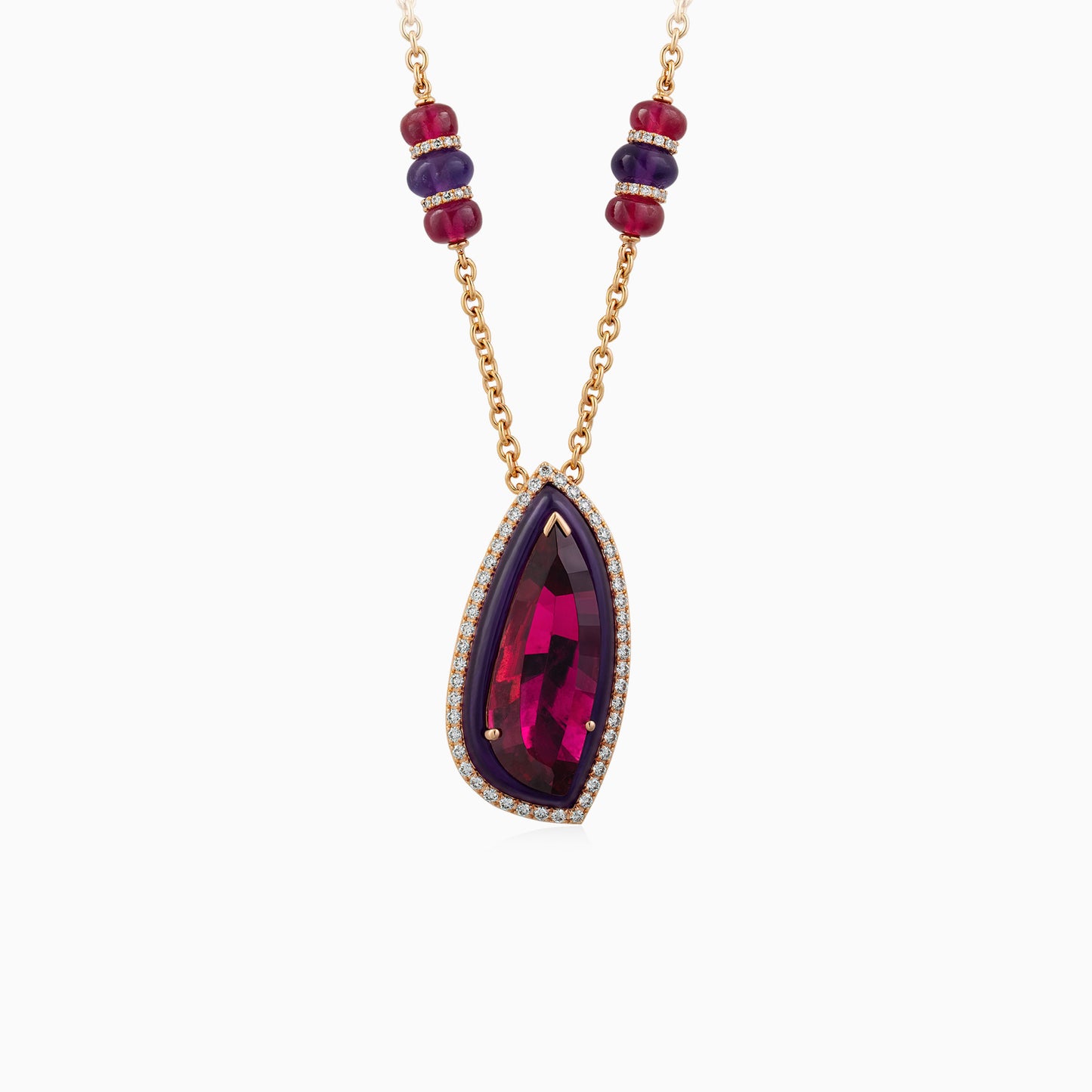Rubellite Pendant - Fine Jewellery - ALIEL