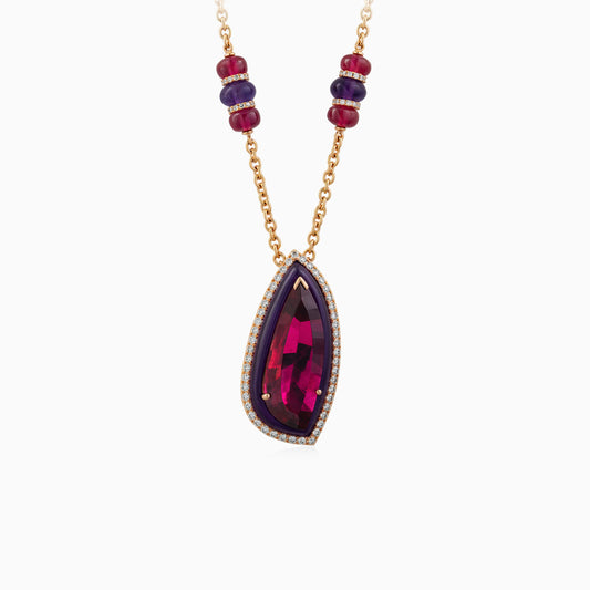 Rubellite Pendant - Fine Jewellery - ALIEL